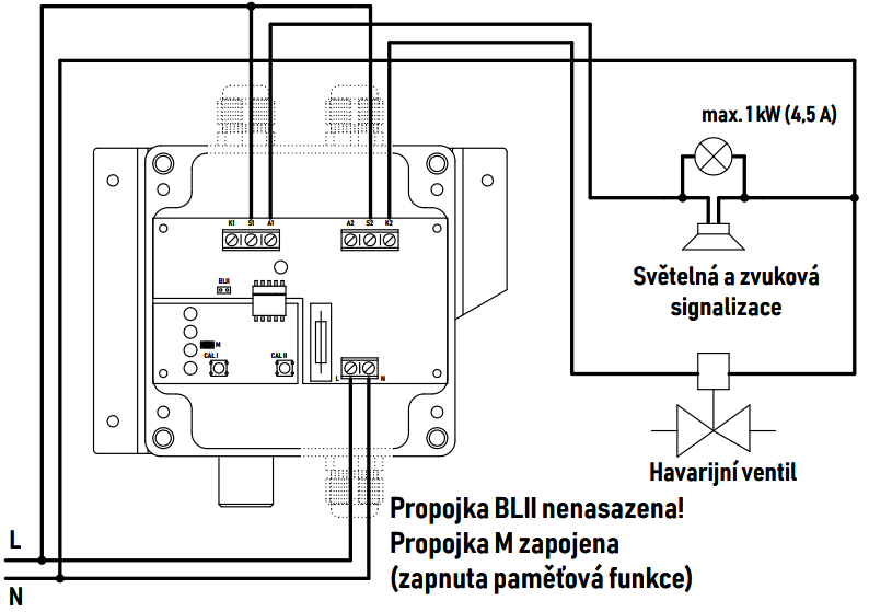 GC20P 230V zapojeni