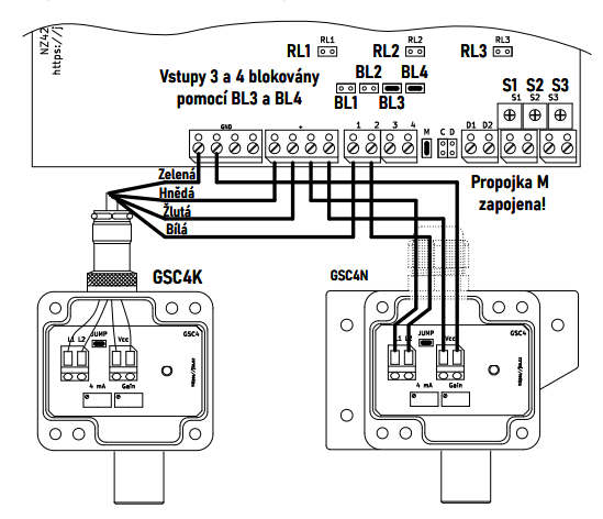 zapojeni GSC4 NZ425
